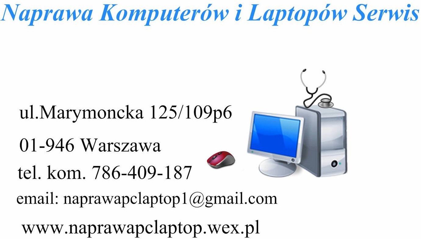 Naprawa Komputerów i Laptopów Serwis Pogotowie Warszawa